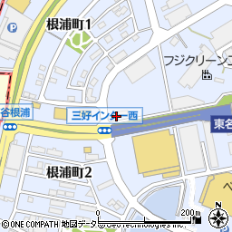 西尾レントオール株式会社　東名三好機械センター周辺の地図