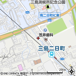 静岡県三島市南二日町24周辺の地図