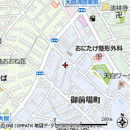 愛知県名古屋市天白区御前場町171周辺の地図