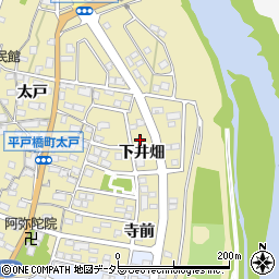 愛知県豊田市平戸橋町下井畑周辺の地図