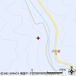 愛知県北設楽郡設楽町大名倉井戸向周辺の地図