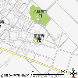 滋賀県近江八幡市安土町内野1378周辺の地図