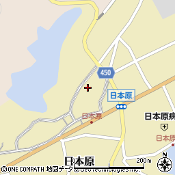 岡山県津山市日本原186周辺の地図