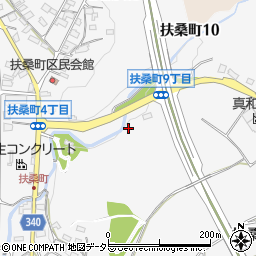 愛知県豊田市扶桑町周辺の地図