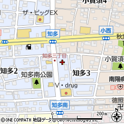 ファミリーマート港知多店周辺の地図