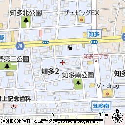 愛知県名古屋市港区知多周辺の地図