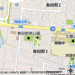 春田野神明社周辺の地図