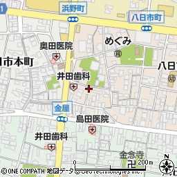 滋賀県東近江市八日市町10-4周辺の地図