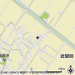 滋賀県野洲市比留田1022周辺の地図
