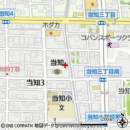 愛知県名古屋市港区当知3丁目周辺の地図