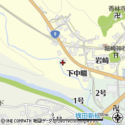 京都府南丹市園部町上木崎町下中畷周辺の地図