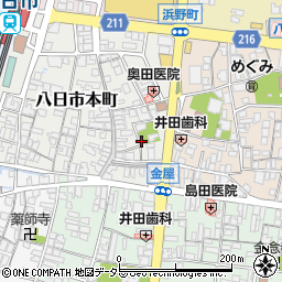 滋賀県東近江市八日市本町15周辺の地図