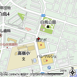 東郷白鳥郵便局周辺の地図