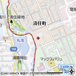 静岡県三島市清住町10周辺の地図