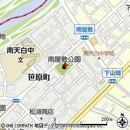 南屋敷公園周辺の地図