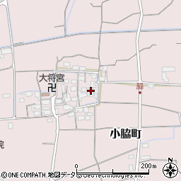 滋賀県東近江市小脇町1345-1周辺の地図