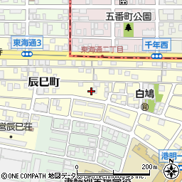 〒455-0003 愛知県名古屋市港区辰巳町の地図