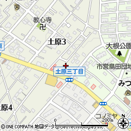 愛知県名古屋市天白区土原3丁目1205-2周辺の地図