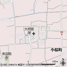 滋賀県東近江市小脇町1483周辺の地図