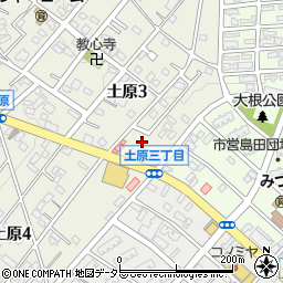 愛知県名古屋市天白区土原3丁目1205-1周辺の地図