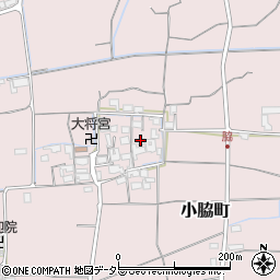 滋賀県東近江市小脇町1344周辺の地図