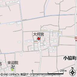 滋賀県東近江市小脇町1611周辺の地図