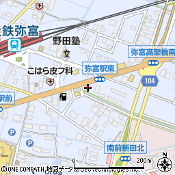 プロミネント弥富駅前周辺の地図