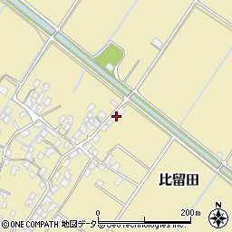 滋賀県野洲市比留田554周辺の地図