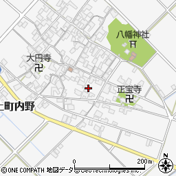 滋賀県近江八幡市安土町内野1144周辺の地図