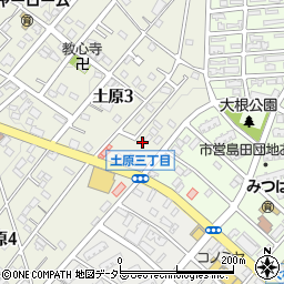 愛知県名古屋市天白区土原3丁目1206周辺の地図