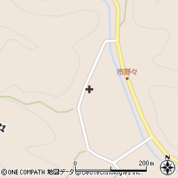 兵庫県丹波篠山市市野々195-1周辺の地図