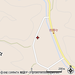 兵庫県丹波篠山市市野々195周辺の地図