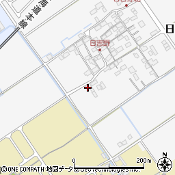 滋賀県近江八幡市日吉野町174周辺の地図