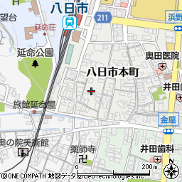 滋賀県東近江市八日市本町9周辺の地図