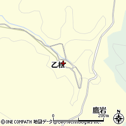 愛知県豊田市上高町乙松周辺の地図