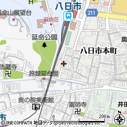滋賀県東近江市八日市本町10周辺の地図