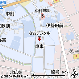 愛知県弥富市鯏浦町車東周辺の地図