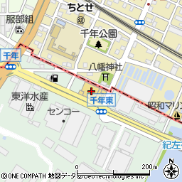 エクボちとせ店周辺の地図