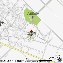 滋賀県近江八幡市安土町内野124周辺の地図