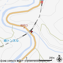 静岡県浜松市天竜区佐久間町相月194周辺の地図