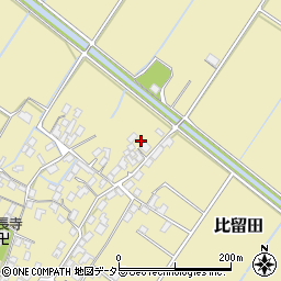 滋賀県野洲市比留田1046周辺の地図