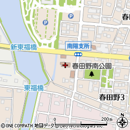 名古屋市役所　港区役所南陽支所区民生活課市民係周辺の地図