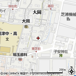 静岡県沼津市大岡2025周辺の地図