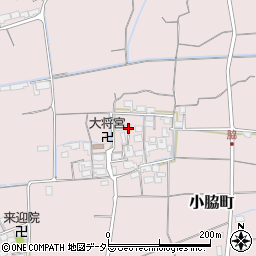 滋賀県東近江市小脇町1488周辺の地図