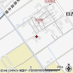 滋賀県近江八幡市日吉野町423周辺の地図