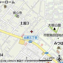 愛知県名古屋市天白区土原3丁目1207周辺の地図