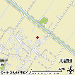 滋賀県野洲市比留田1035周辺の地図