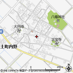 滋賀県近江八幡市安土町内野1133周辺の地図