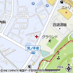 愛知県日進市赤池町箕ノ手2-376周辺の地図