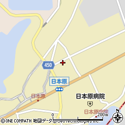 岡山県津山市日本原208周辺の地図
